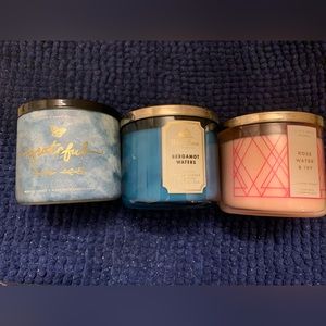 Lot of bath and bodywork’s candles